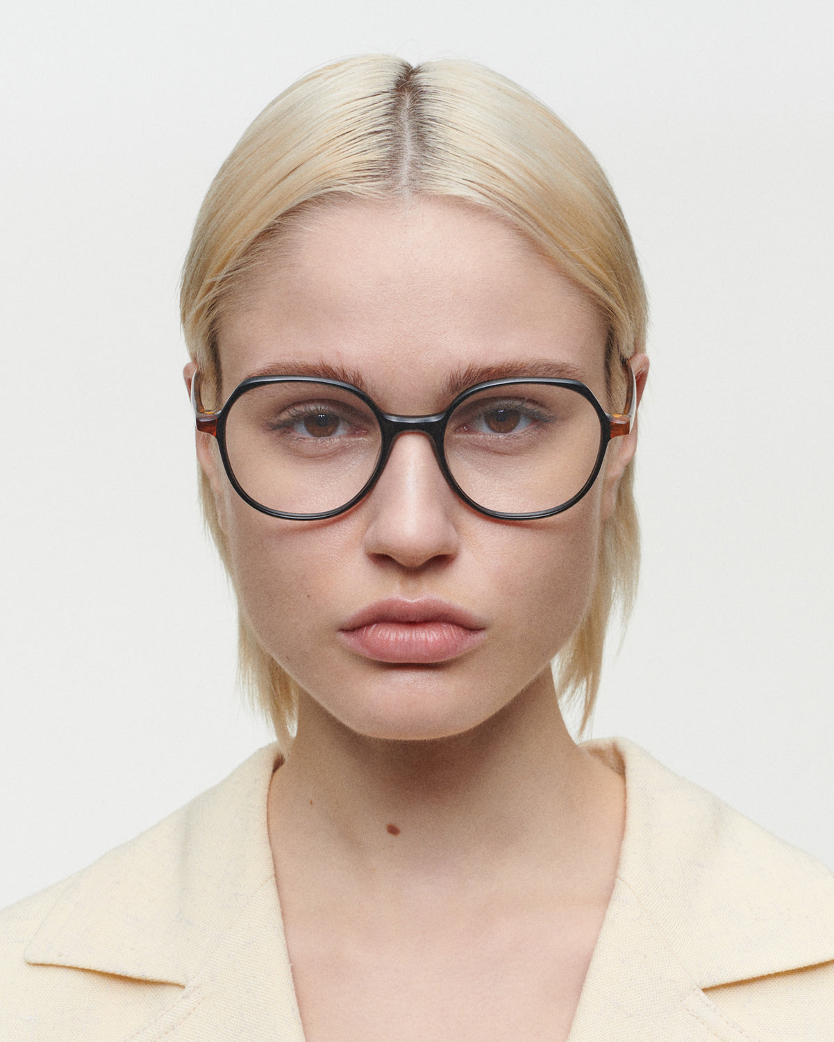 KAYLA: Redondas Acetato Noir optical glasses by GIGI STUDIOS 5971