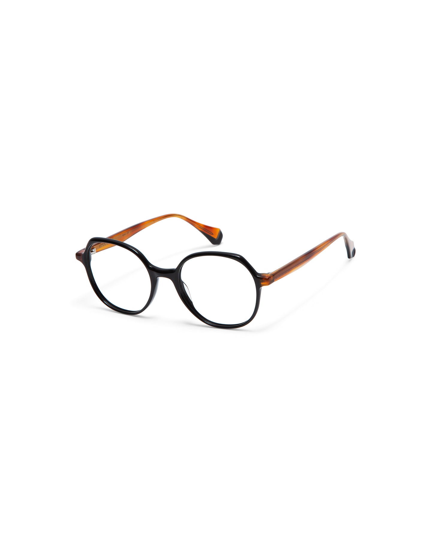 KAYLA: Redondas Acetato Noir optical glasses by GIGI STUDIOS 5974
