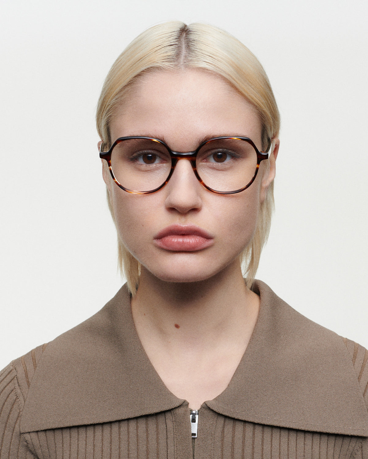 KAYLA: Redondas Acetato Havana optical glasses by GIGI STUDIOS 5976