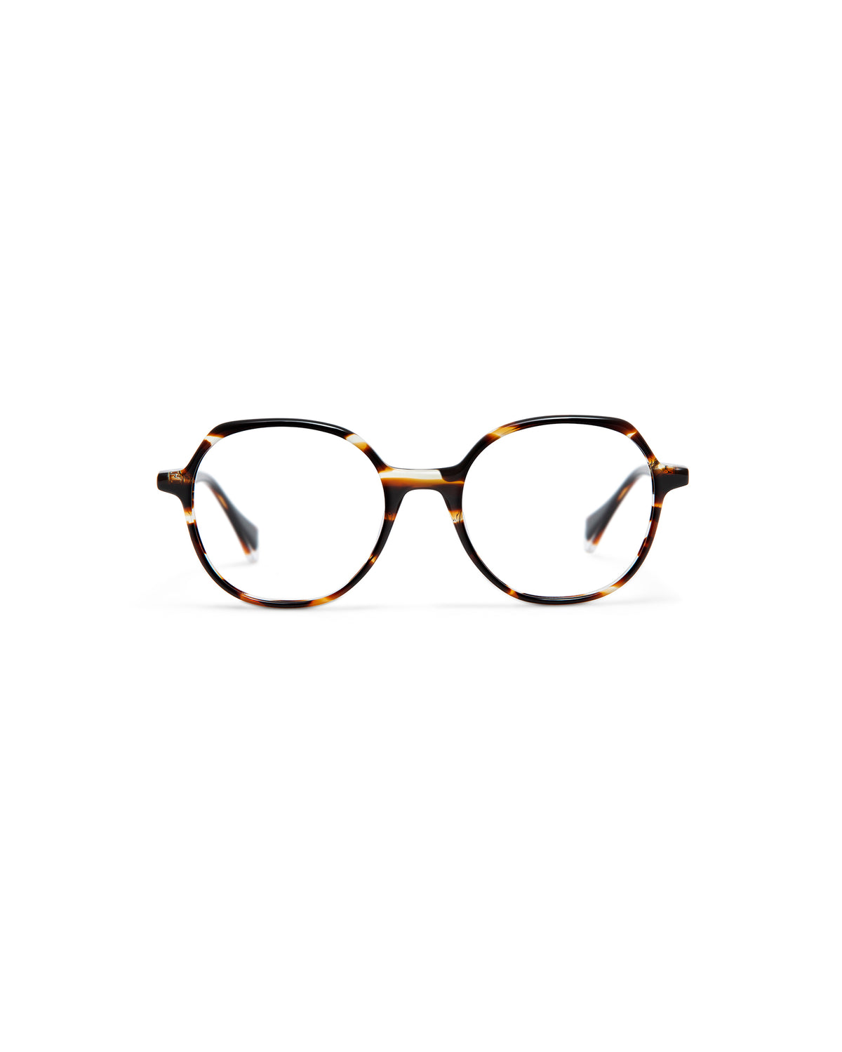 KAYLA: Redondas Acetato Havana optical glasses by GIGI STUDIOS 5977