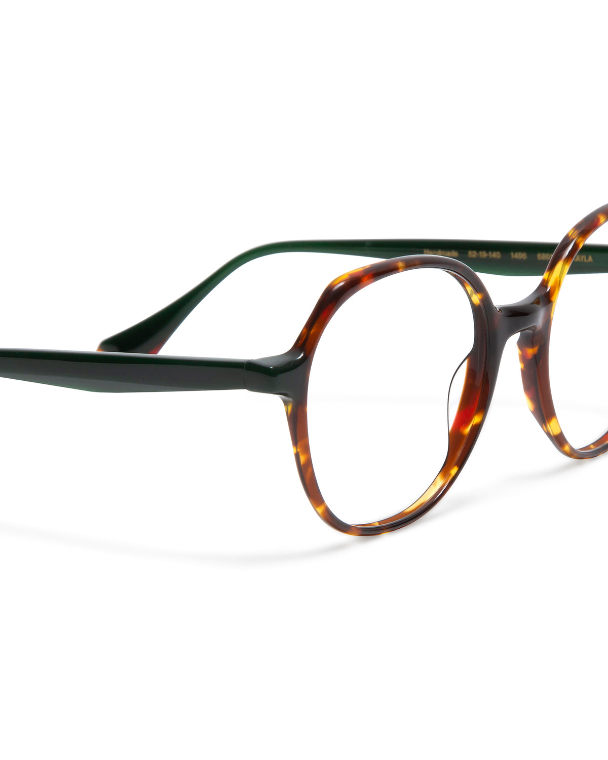 KAYLA: Redondas Acetato Havana optical glasses by GIGI STUDIOS 5988