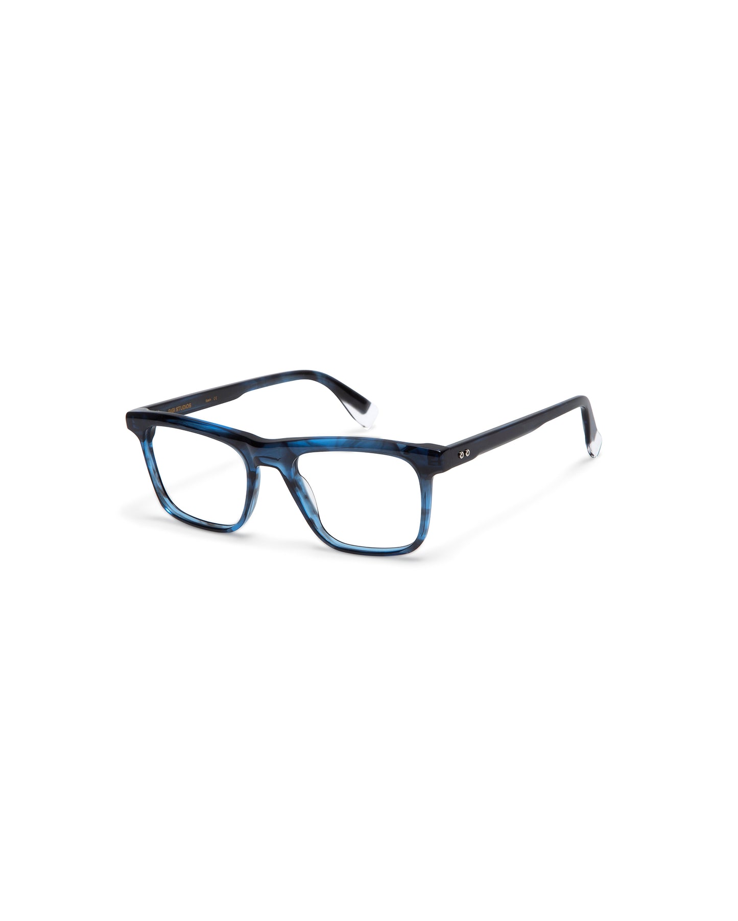 EDISON: Cuadrada Acetato Azul optical glasses by GIGI STUDIOS 6111