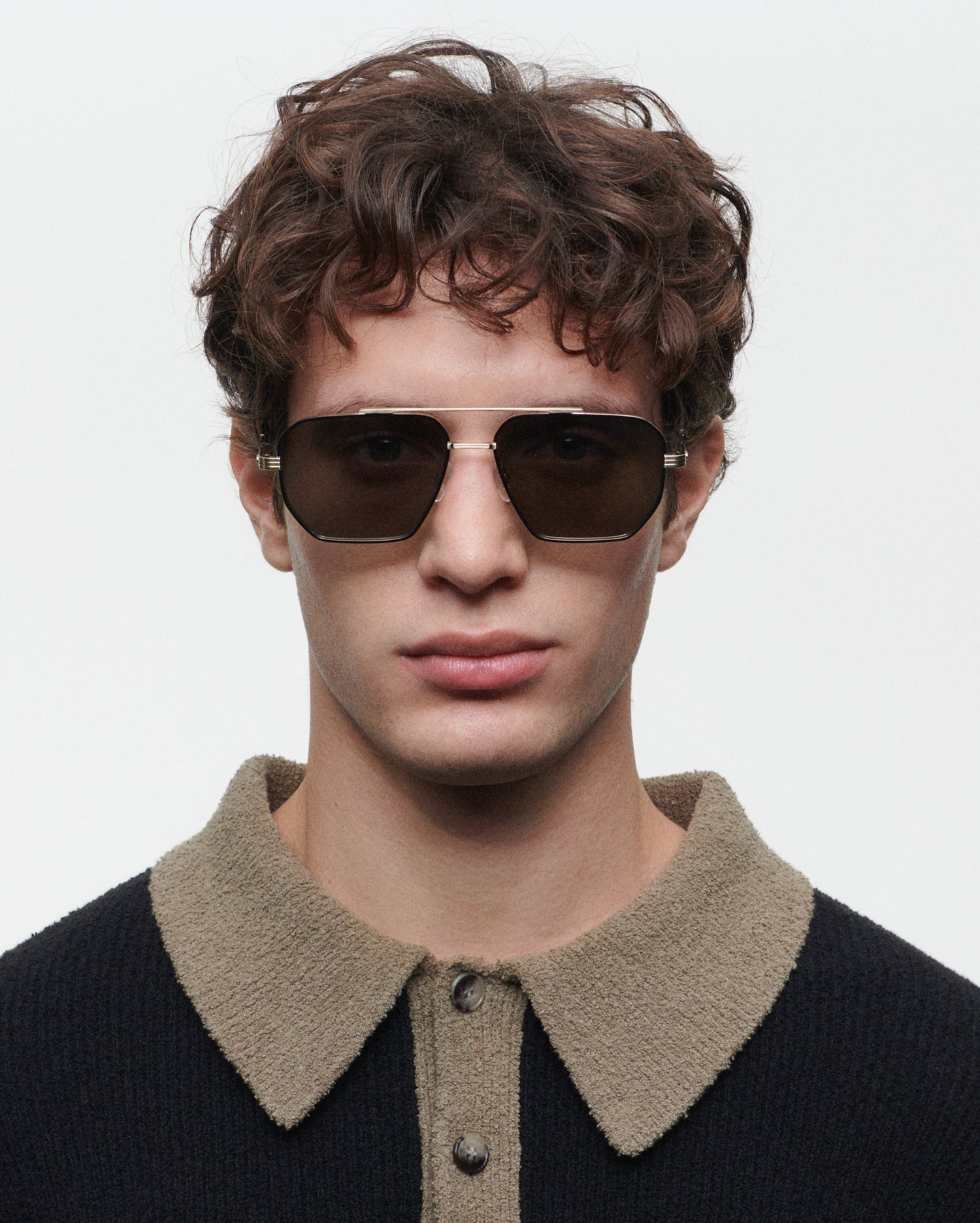 MADISON: Aviador Metal Doré sunglasses by GIGI STUDIOS 6186