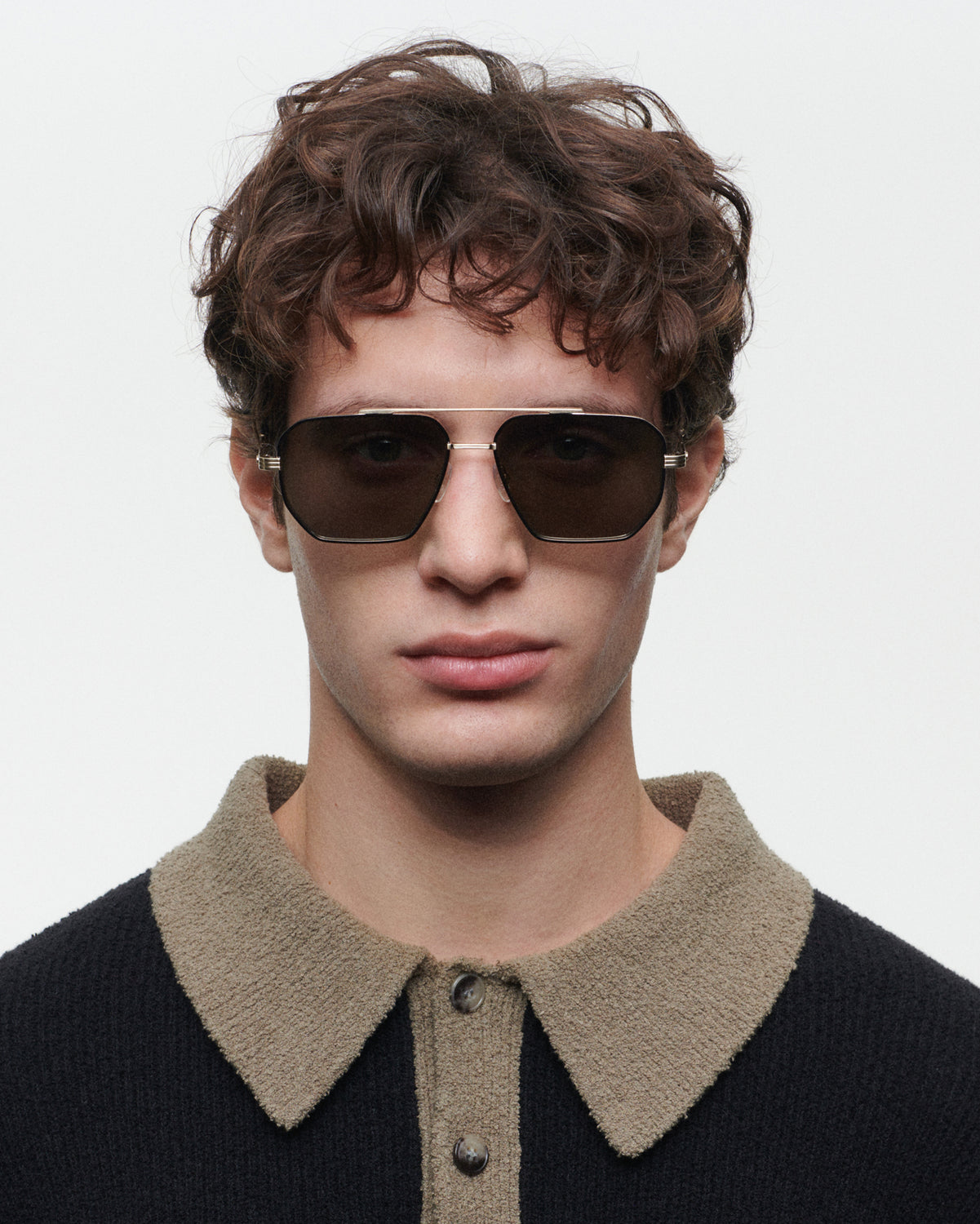 MADISON: Aviador Metal Doré sunglasses by GIGI STUDIOS 6186