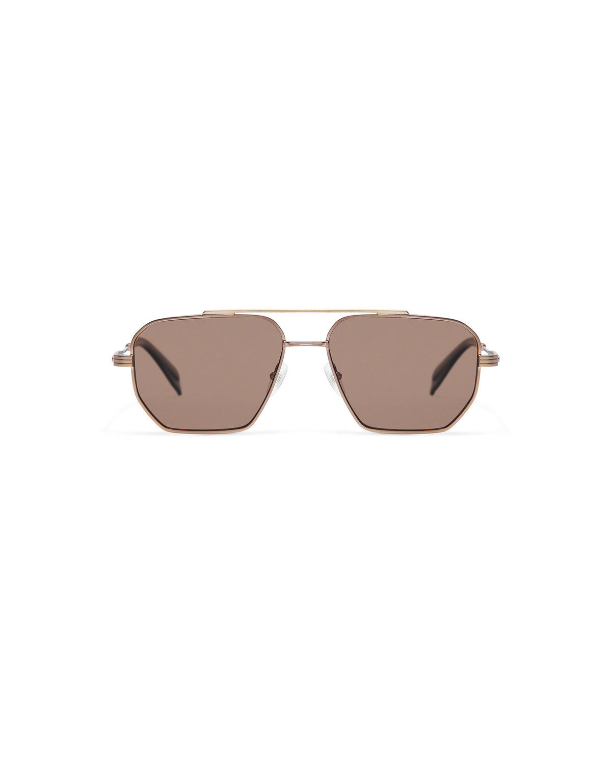 MADISON: Aviador Metal Marrón sunglasses by GIGI STUDIOS 6196