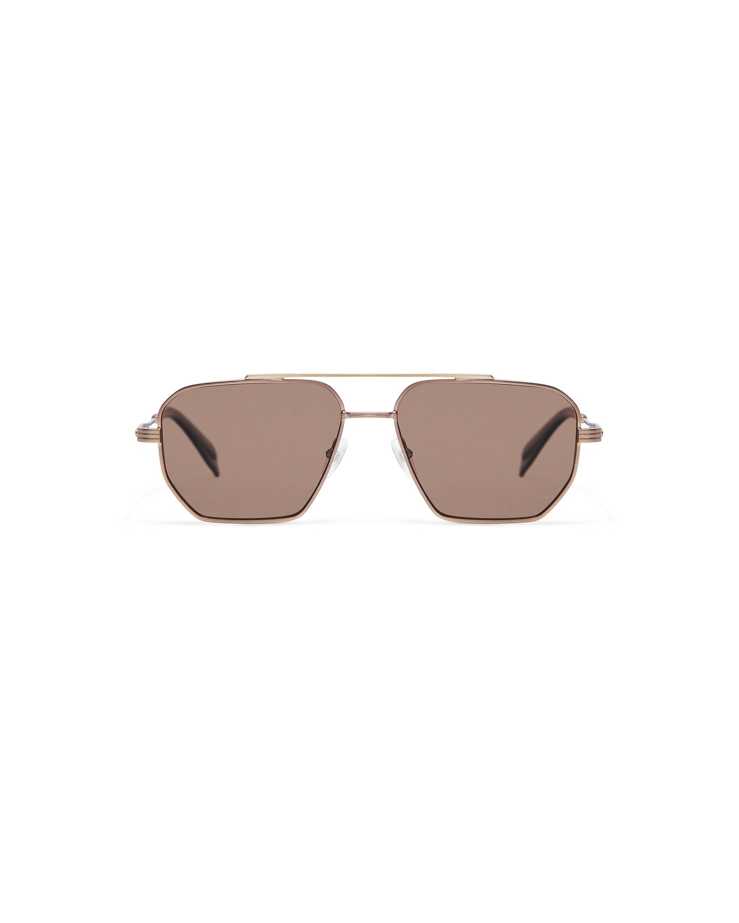 MADISON: Aviador Metal Marrón sunglasses by GIGI STUDIOS 6196