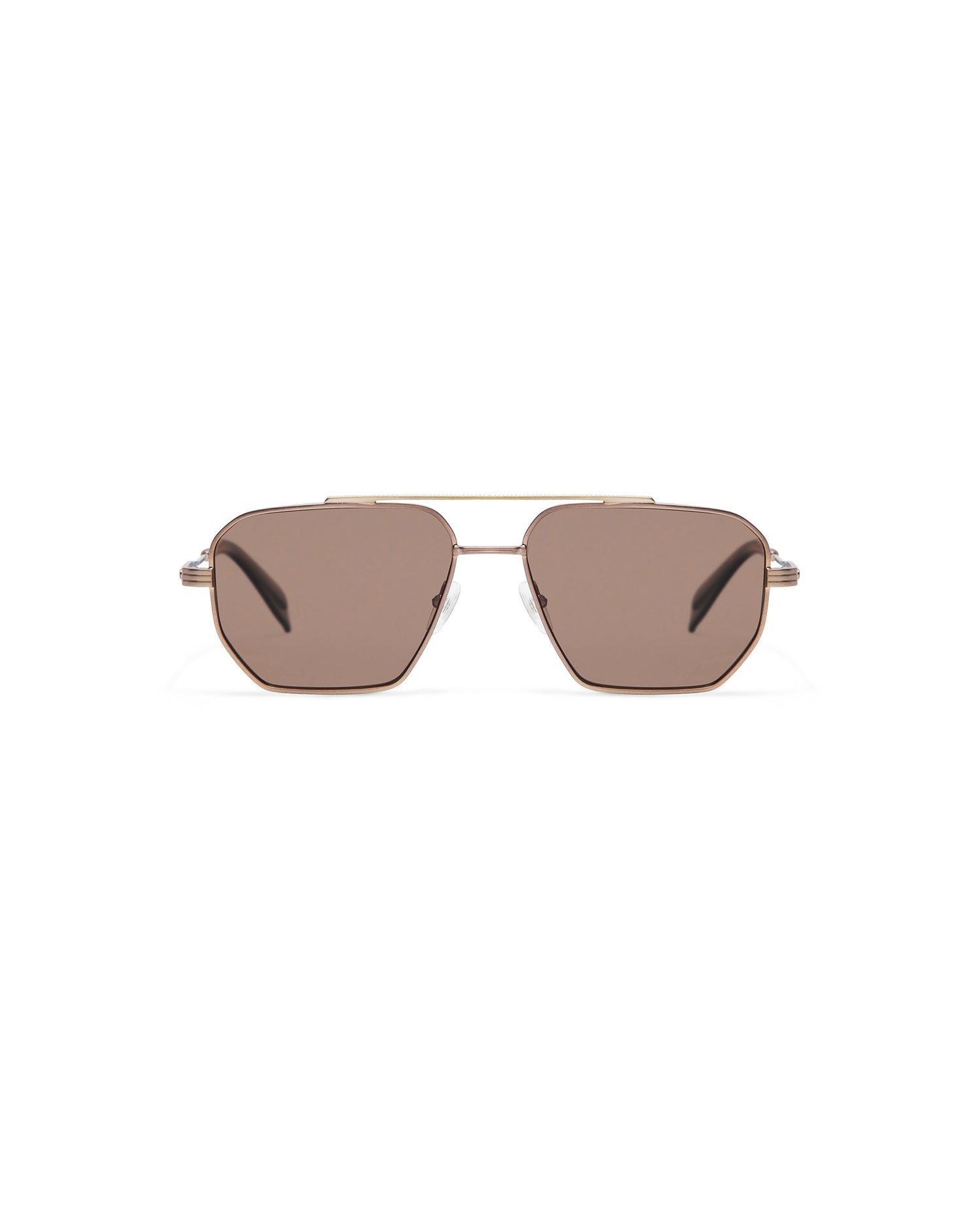 MADISON: Aviador Metal Marrón sunglasses by GIGI STUDIOS 6196