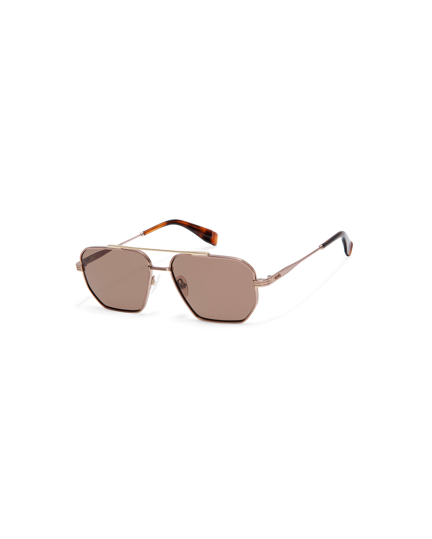MADISON: Aviador Metal Marrón sunglasses by GIGI STUDIOS 6197