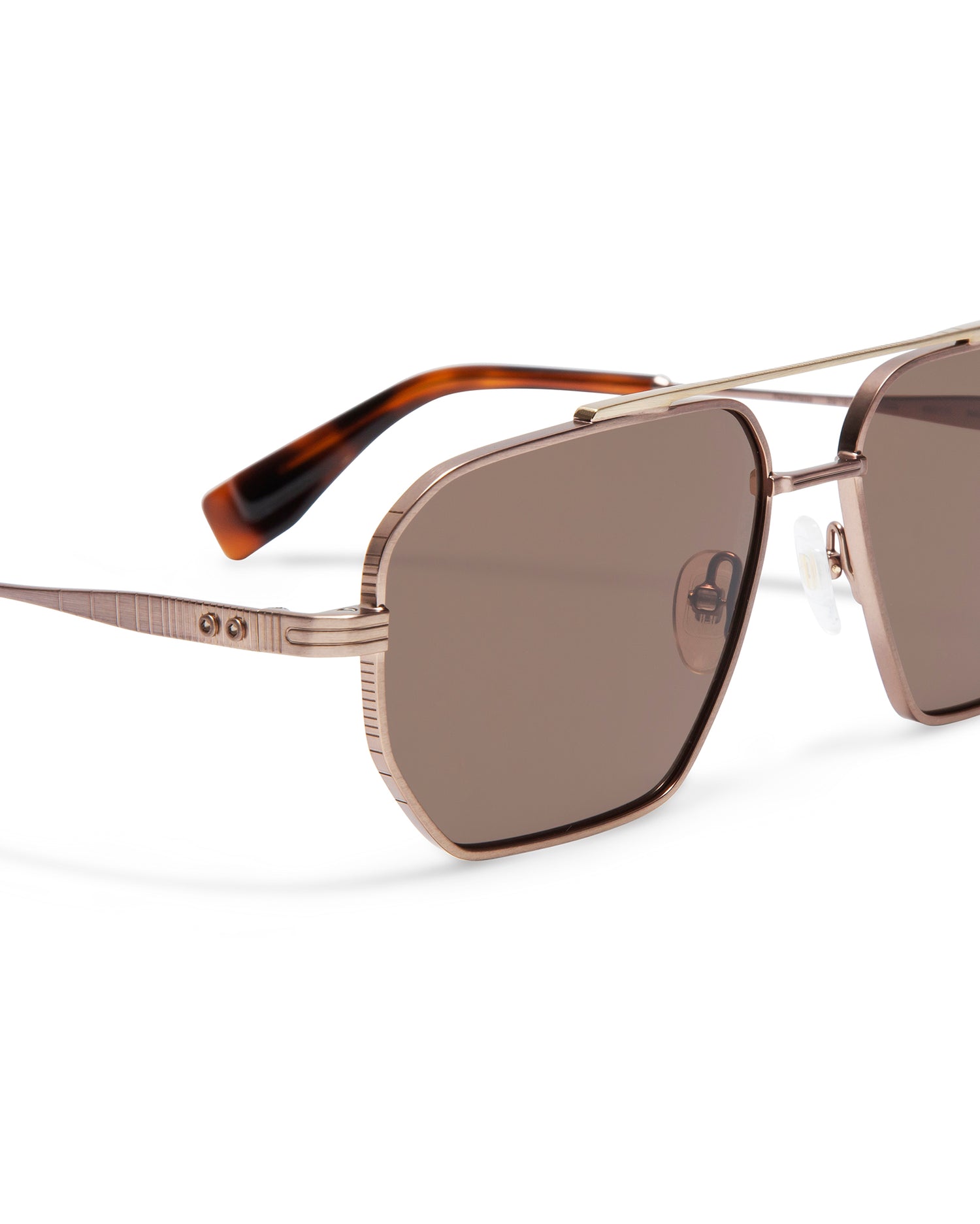 MADISON: Aviador Metal Marrón sunglasses by GIGI STUDIOS 6198