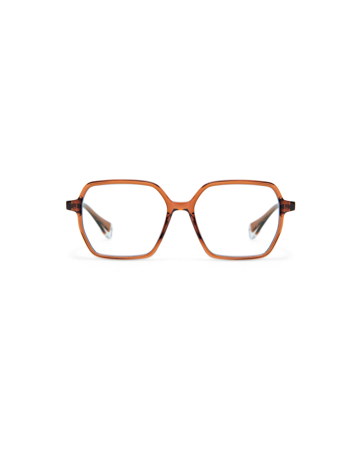 FRESH: Geométricas Acetato Marrón optical glasses by GIGI STUDIOS 557