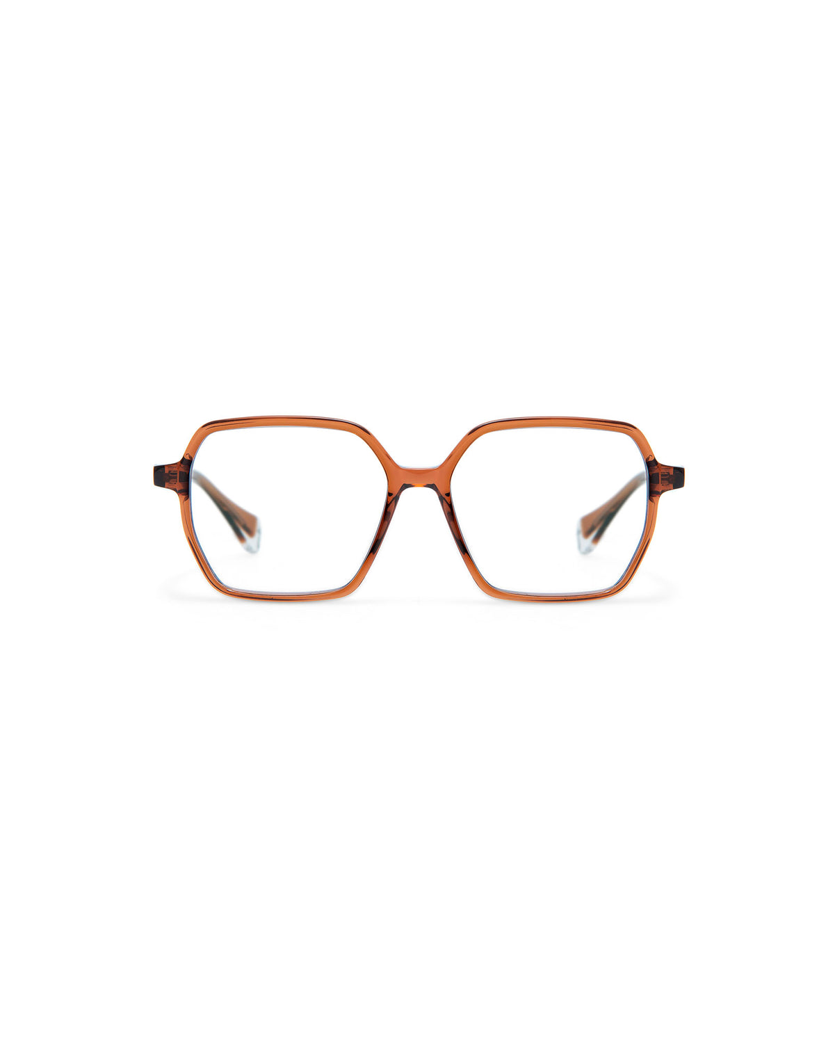 FRESH: Geométricas Acetato Marrón optical glasses by GIGI STUDIOS 557