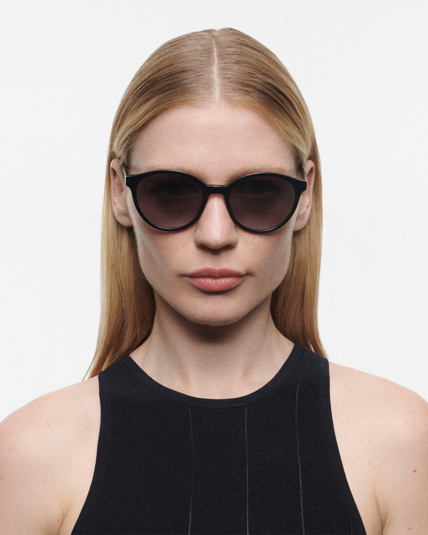 BROOKS: Redondas Acetato Noir sunglasses by GIGI STUDIOS 585