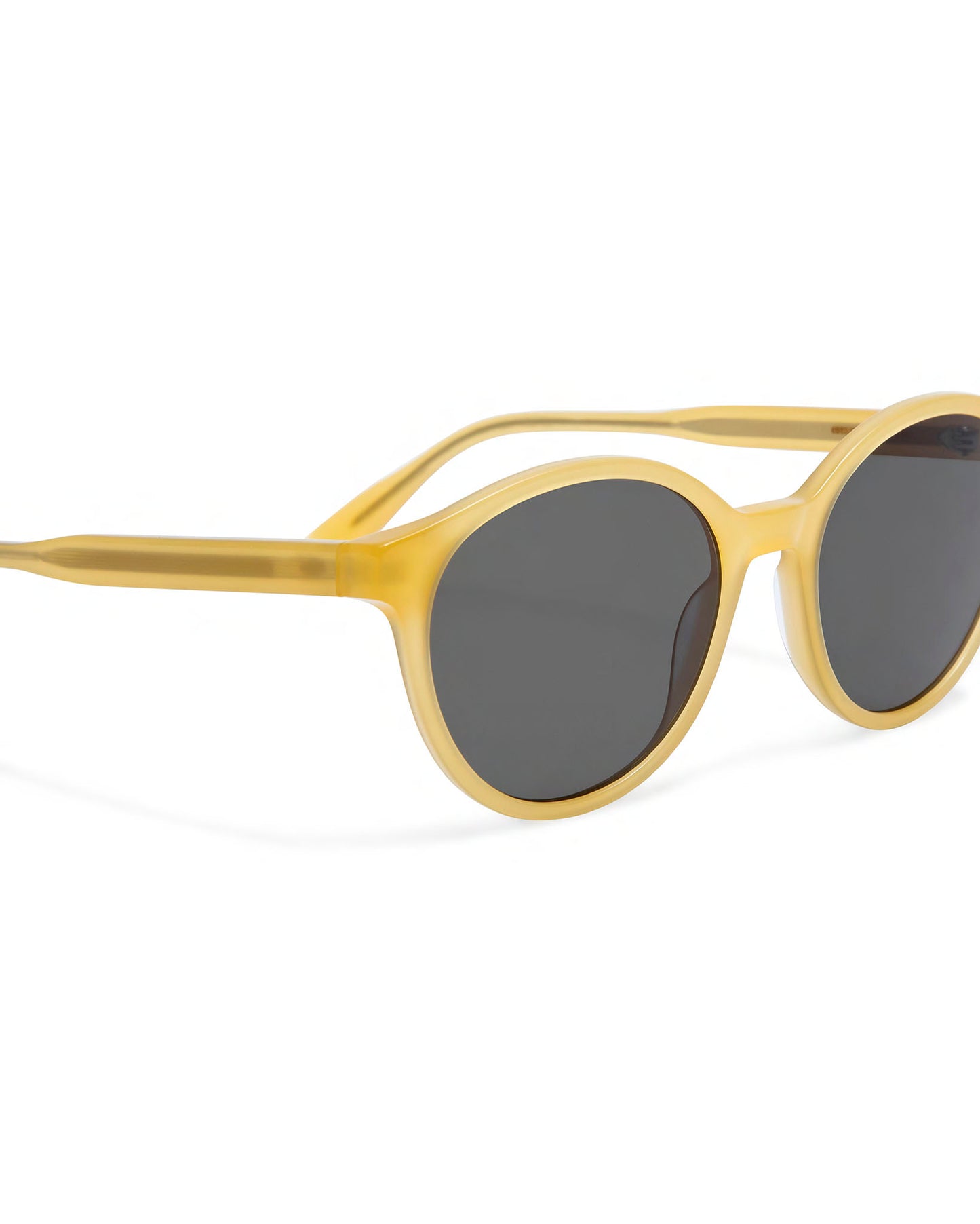 BROOKS: Redondas Acetato Jaune sunglasses by GIGI STUDIOS 599