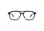 MARCONI: Aviador Acetato-Metal Noir optical glasses by GIGI STUDIOS 613