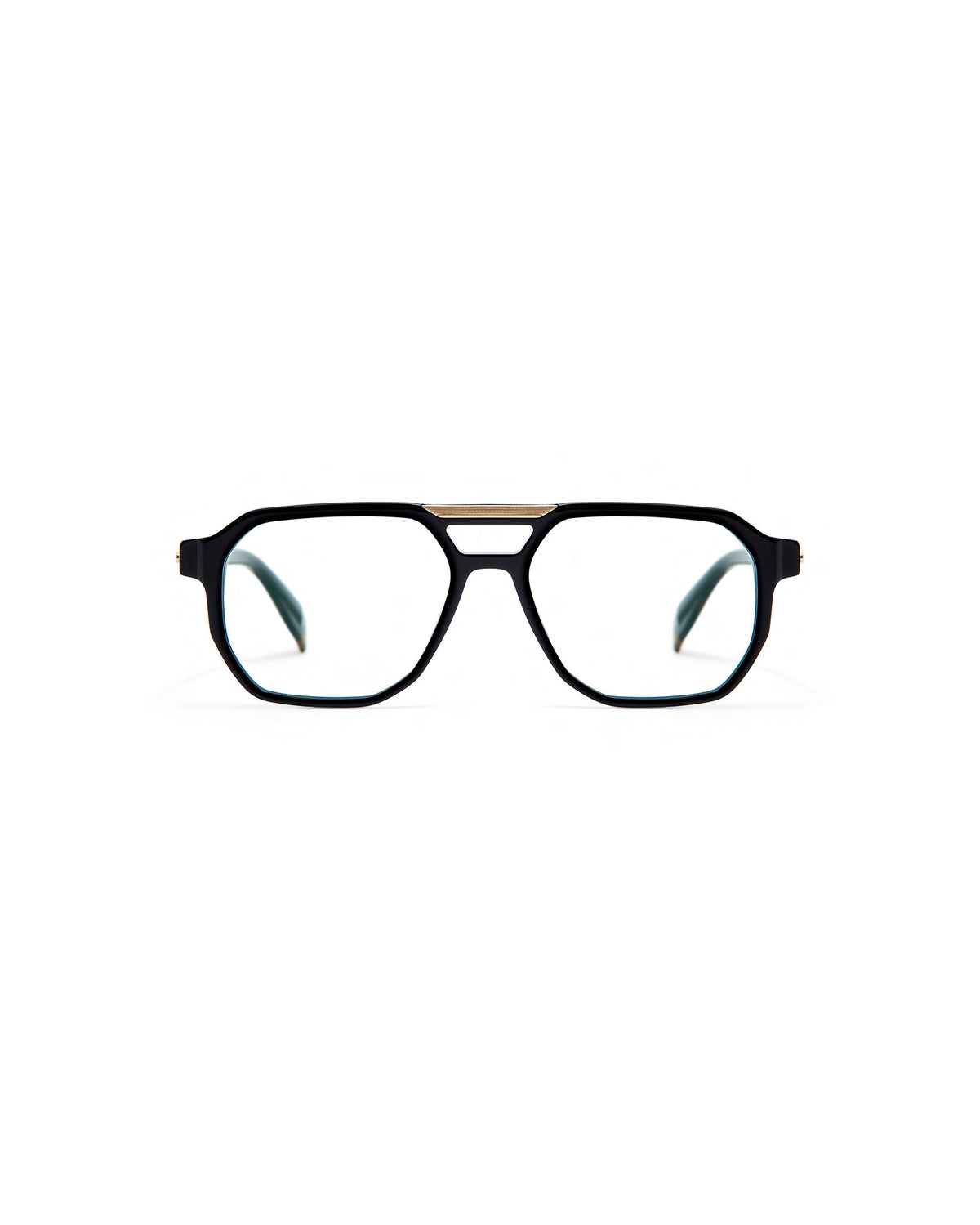 MARCONI: Aviador Acetato-Metal Noir optical glasses by GIGI STUDIOS 613