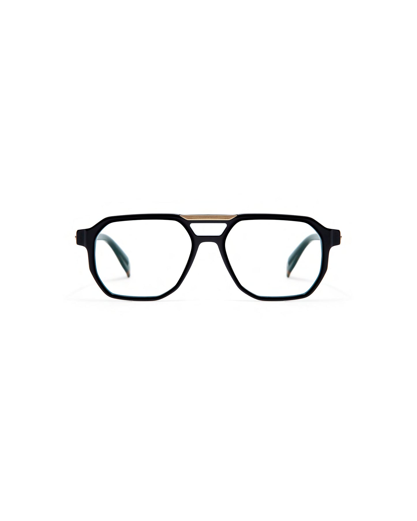 MARCONI: Aviador Acetato-Metal Noir optical glasses by GIGI STUDIOS 613