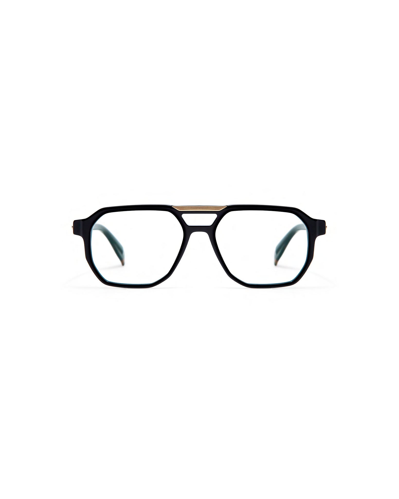 MARCONI: Aviador Acetato-Metal Noir optical glasses by GIGI STUDIOS 613