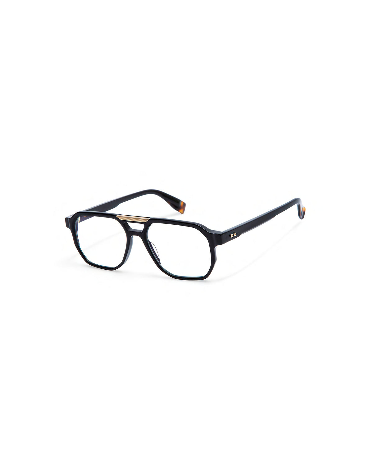 MARCONI: Aviador Acetato-Metal Noir optical glasses by GIGI STUDIOS 614
