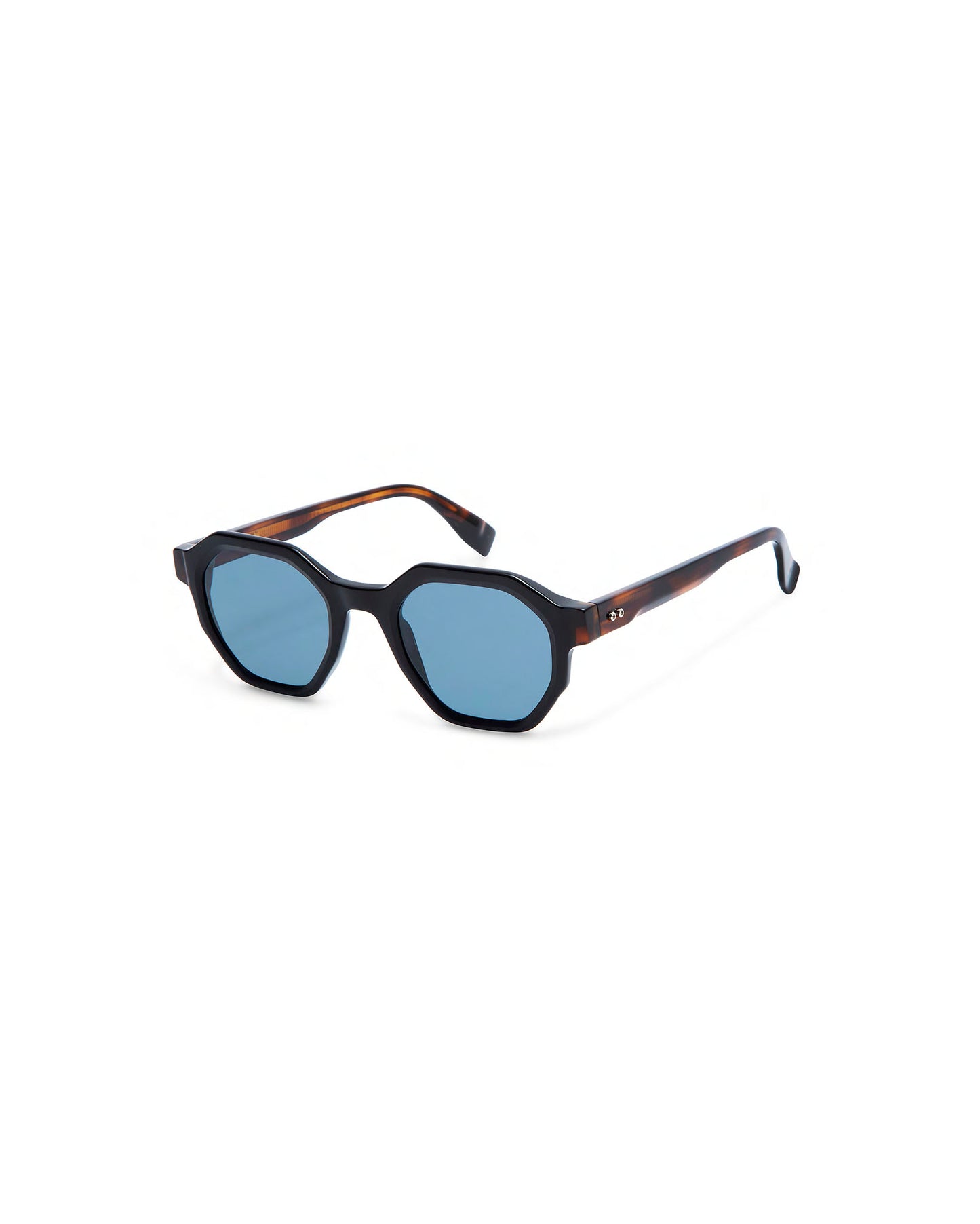 BENZ: Geométricas Acetato Noir sunglasses by GIGI STUDIOS 638