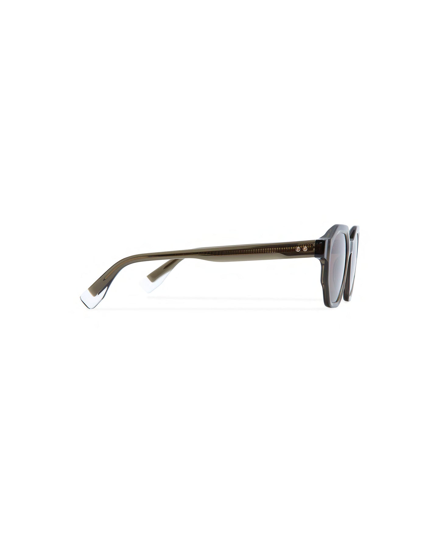BENZ: Geométricas Acetato Verde sunglasses by GIGI STUDIOS 15