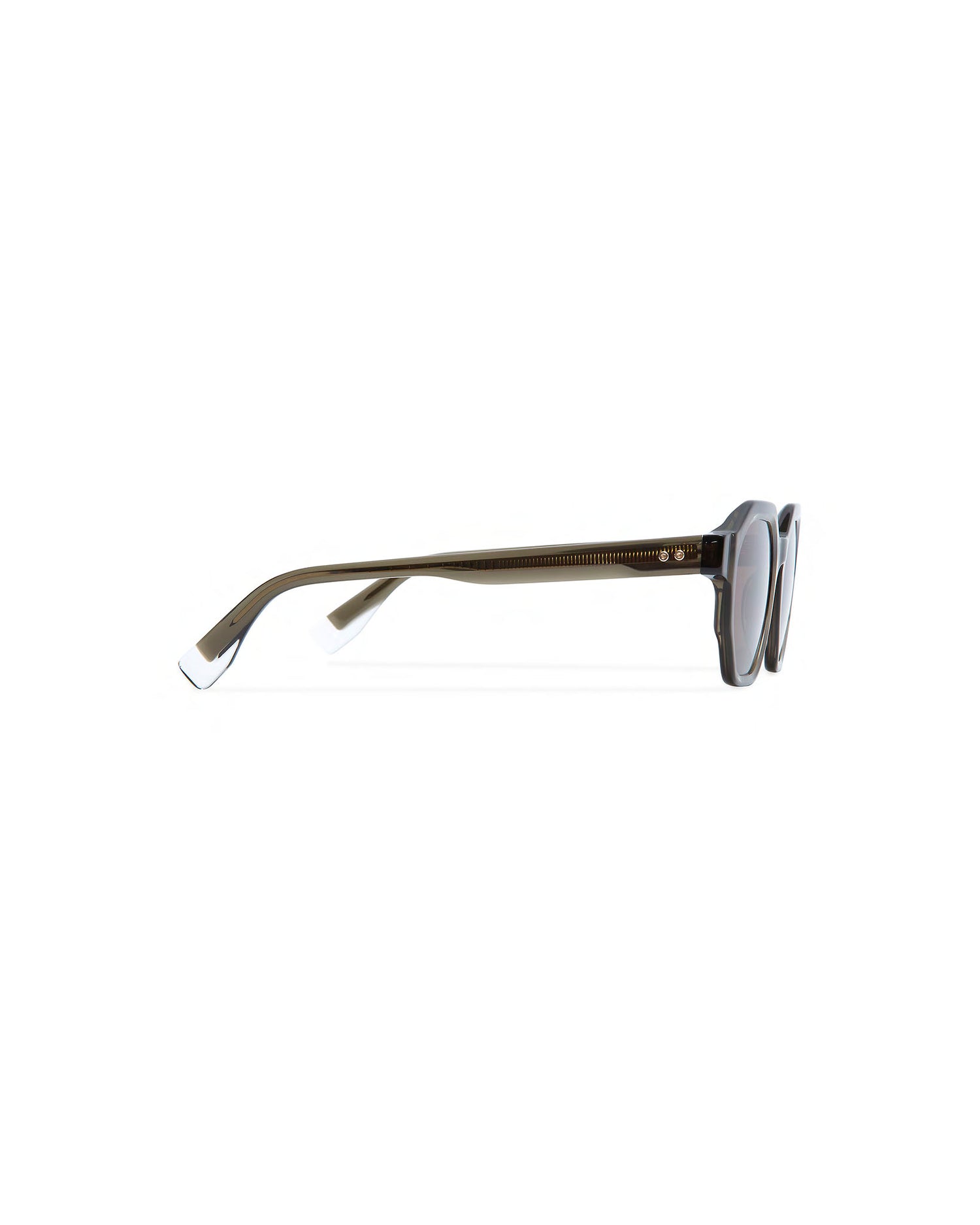 BENZ: Geométricas Acetato Verde sunglasses by GIGI STUDIOS 15