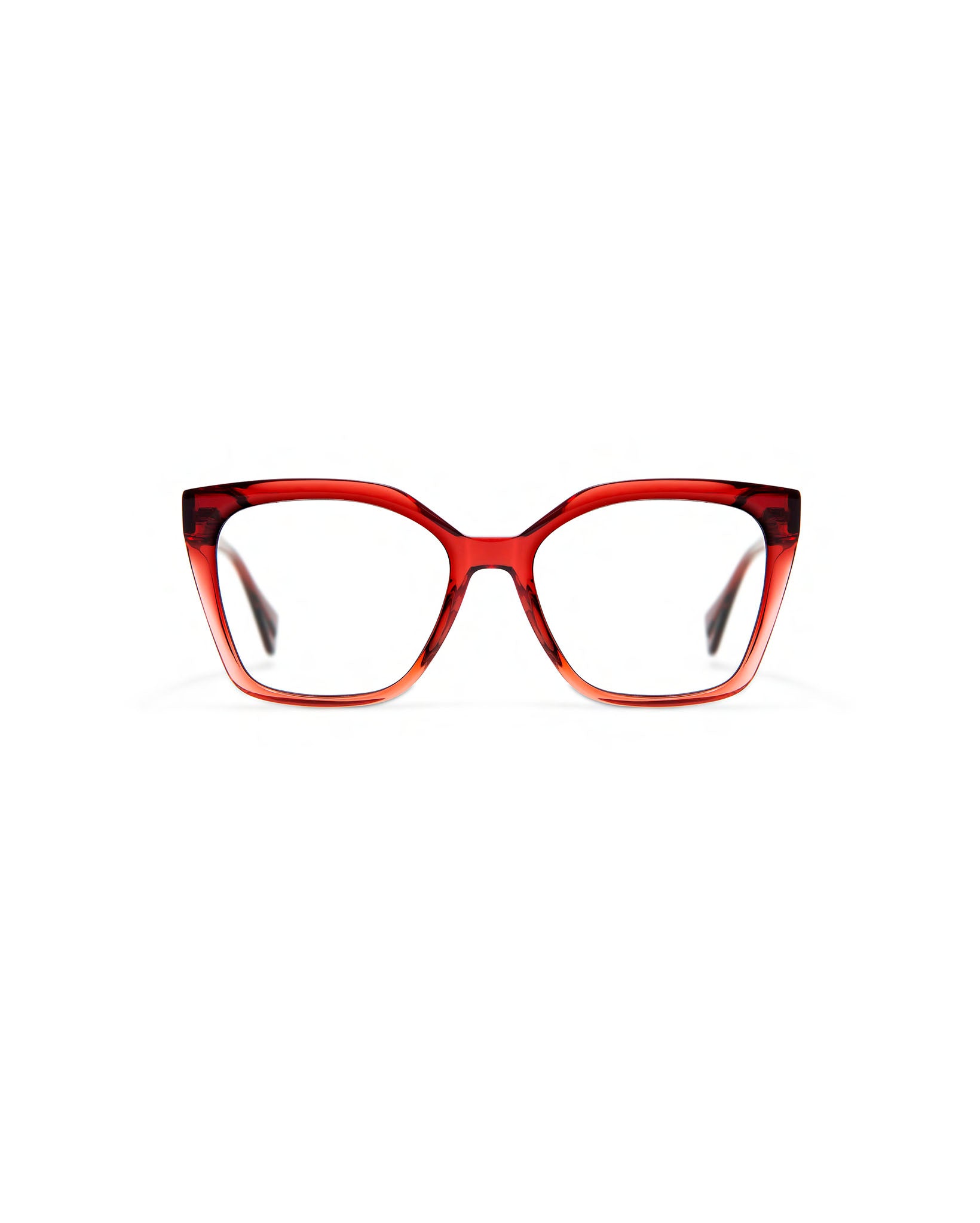 PENELOPE: Cat Eye Acetato Rojo optical glasses by GIGI STUDIOS 38