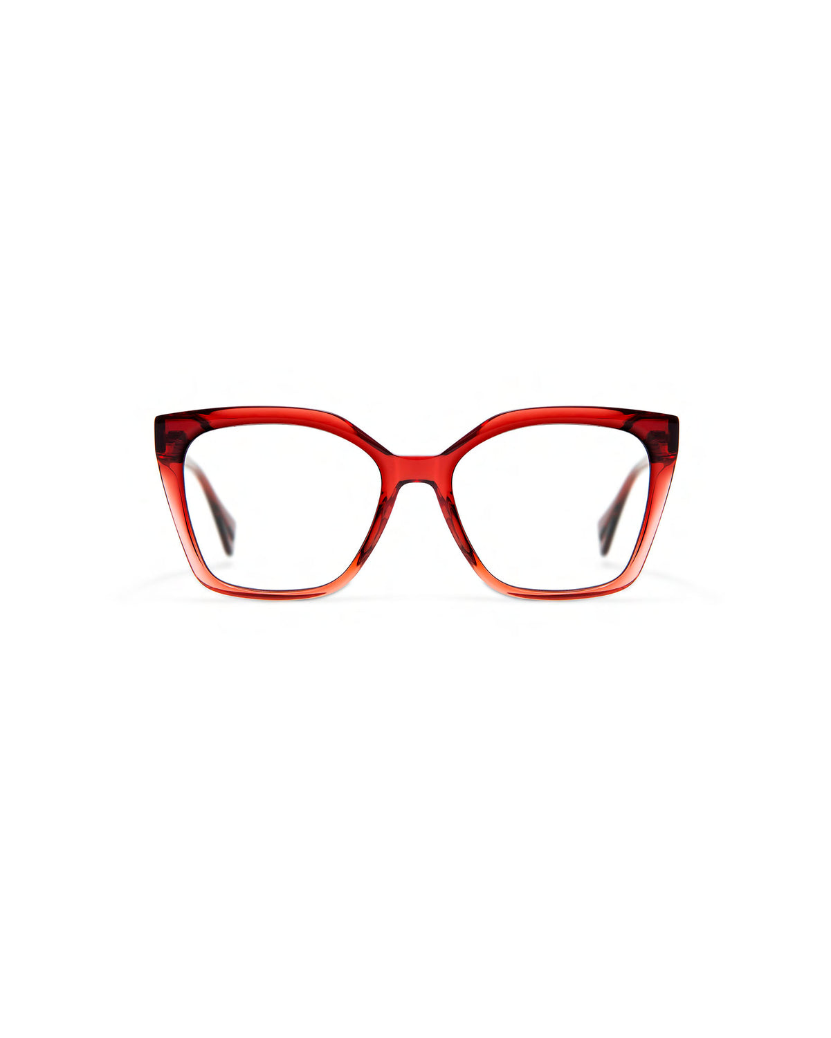 PENELOPE: Cat Eye Acetato Rojo optical glasses by GIGI STUDIOS 38