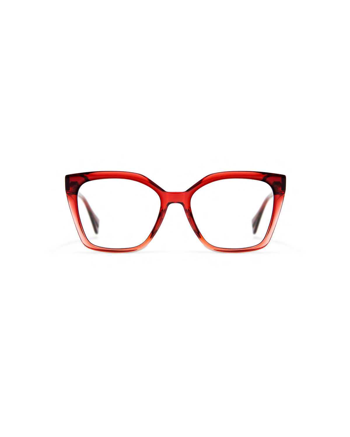 PENELOPE: Cat Eye Acetato Rojo optical glasses by GIGI STUDIOS 38