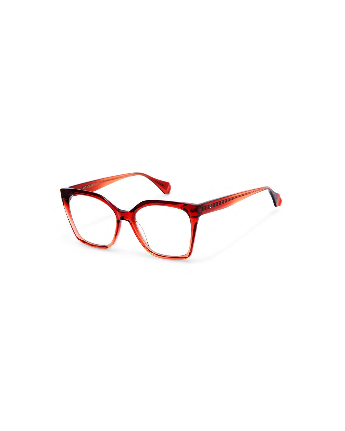 PENELOPE: Cat Eye Acetato Rojo optical glasses by GIGI STUDIOS 39