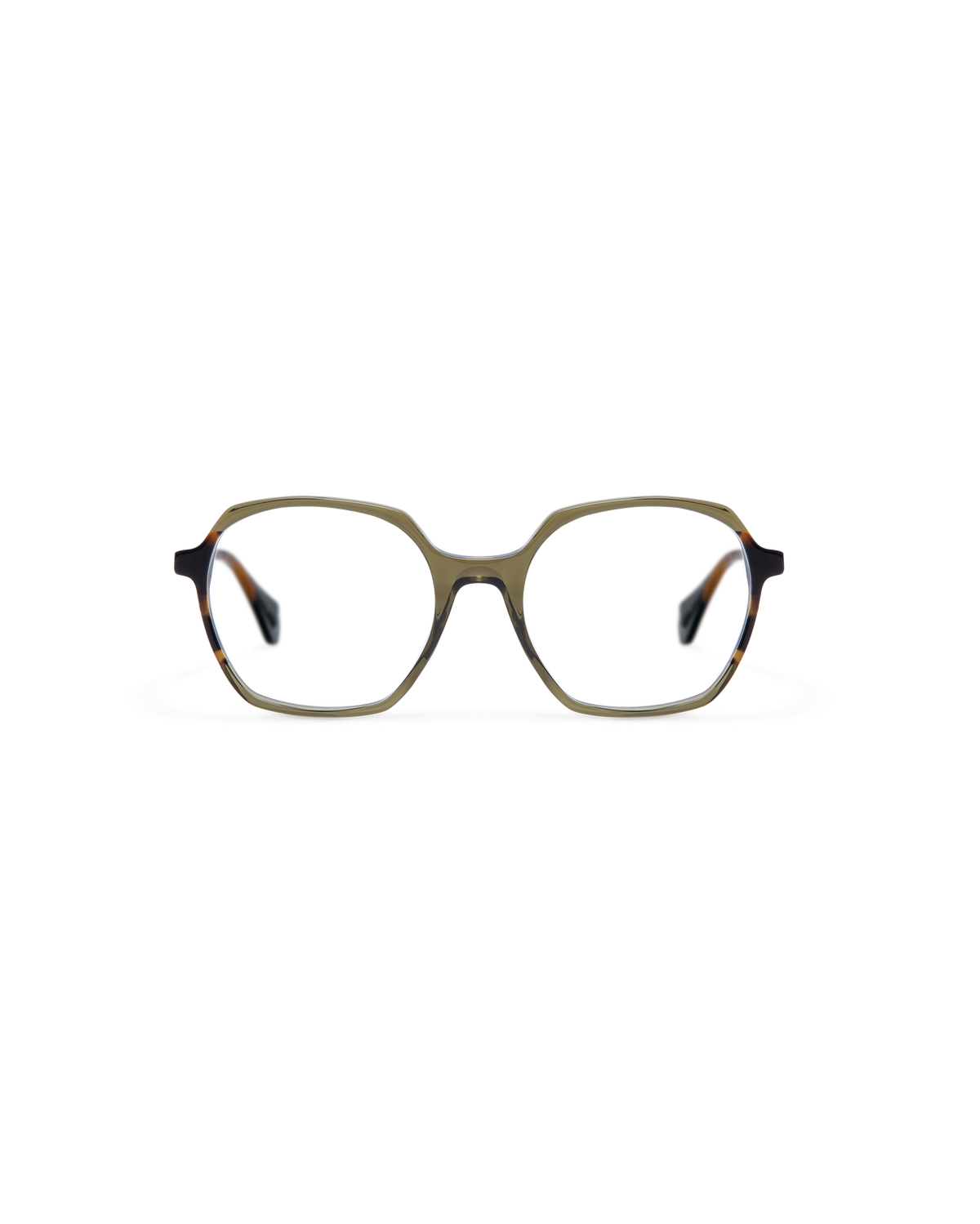 ABIGAIL: Geométricas Acetato Verde optical glasses by GIGI STUDIOS 13512