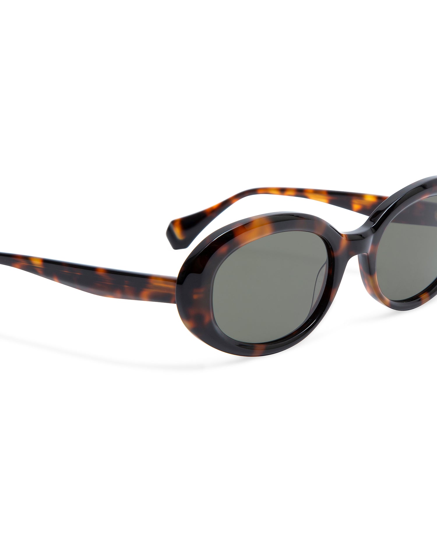 ANJA: Redondas Acetato Havana sunglasses by GIGI STUDIOS 268