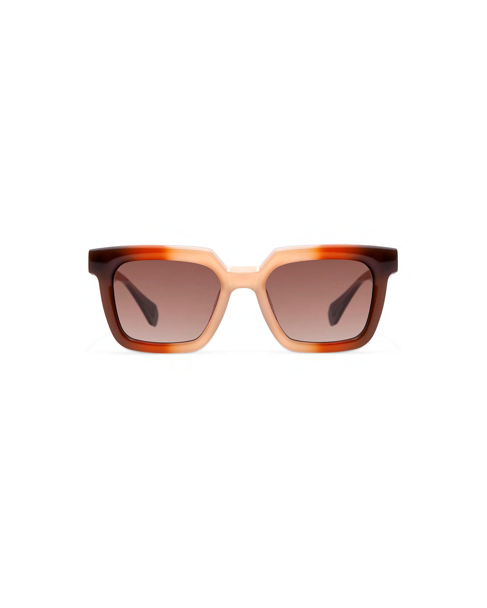 MARZIA: Cuadrada Acetato Orange sunglasses by GIGI STUDIOS 3839