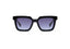 MARZIA: Cuadrada Acetato Noir sunglasses by GIGI STUDIOS 3847