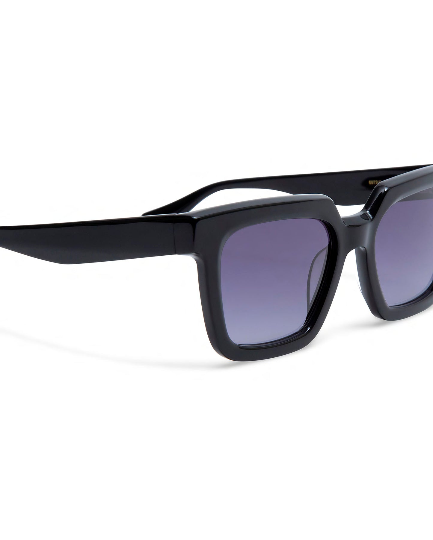 MARZIA: Cuadrada Acetato Noir sunglasses by GIGI STUDIOS 3848