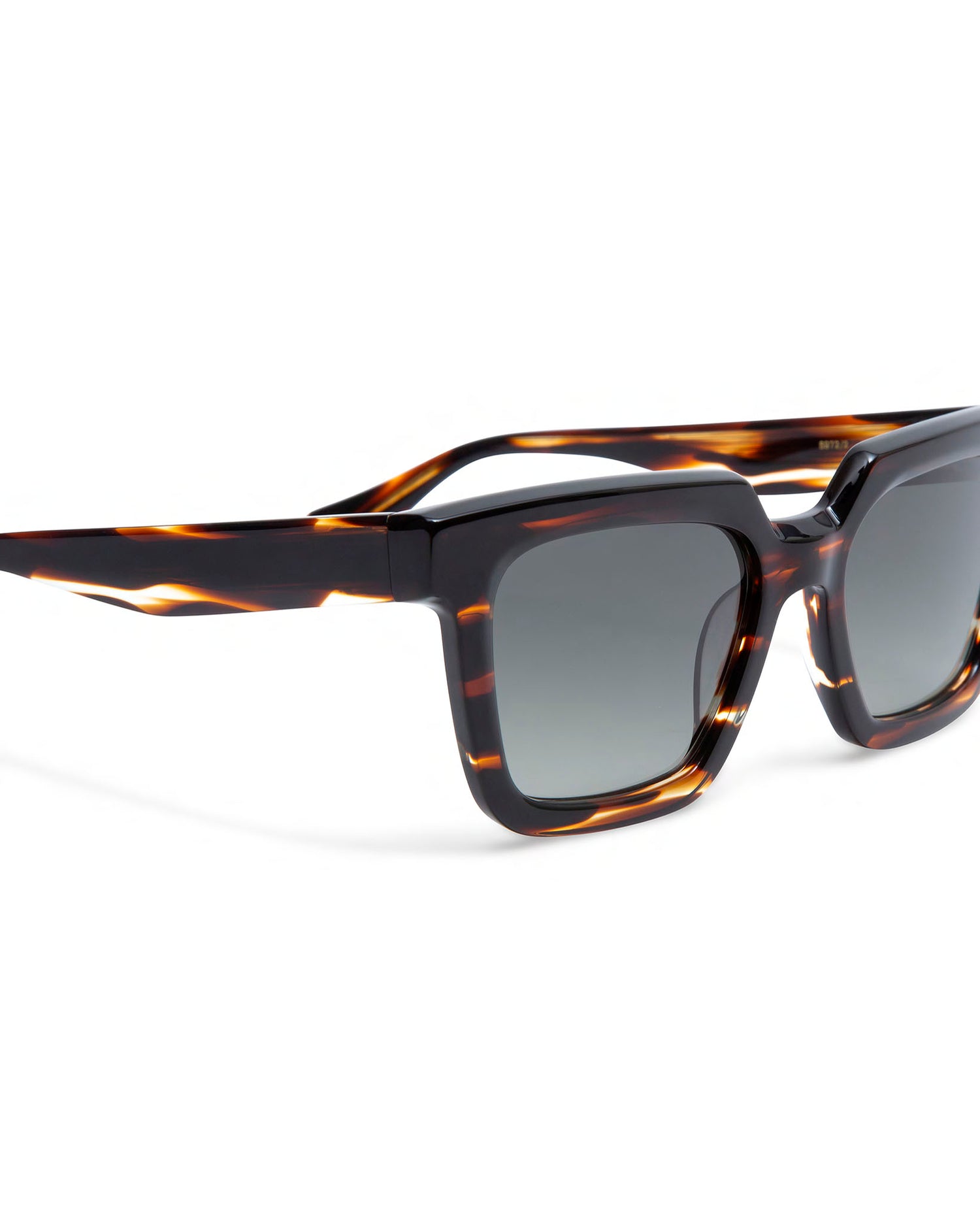 MARZIA: Cuadrada Acetato Havana sunglasses by GIGI STUDIOS 3843