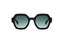 GRACE: Geométricas Acetato Noir sunglasses by GIGI STUDIOS 3879