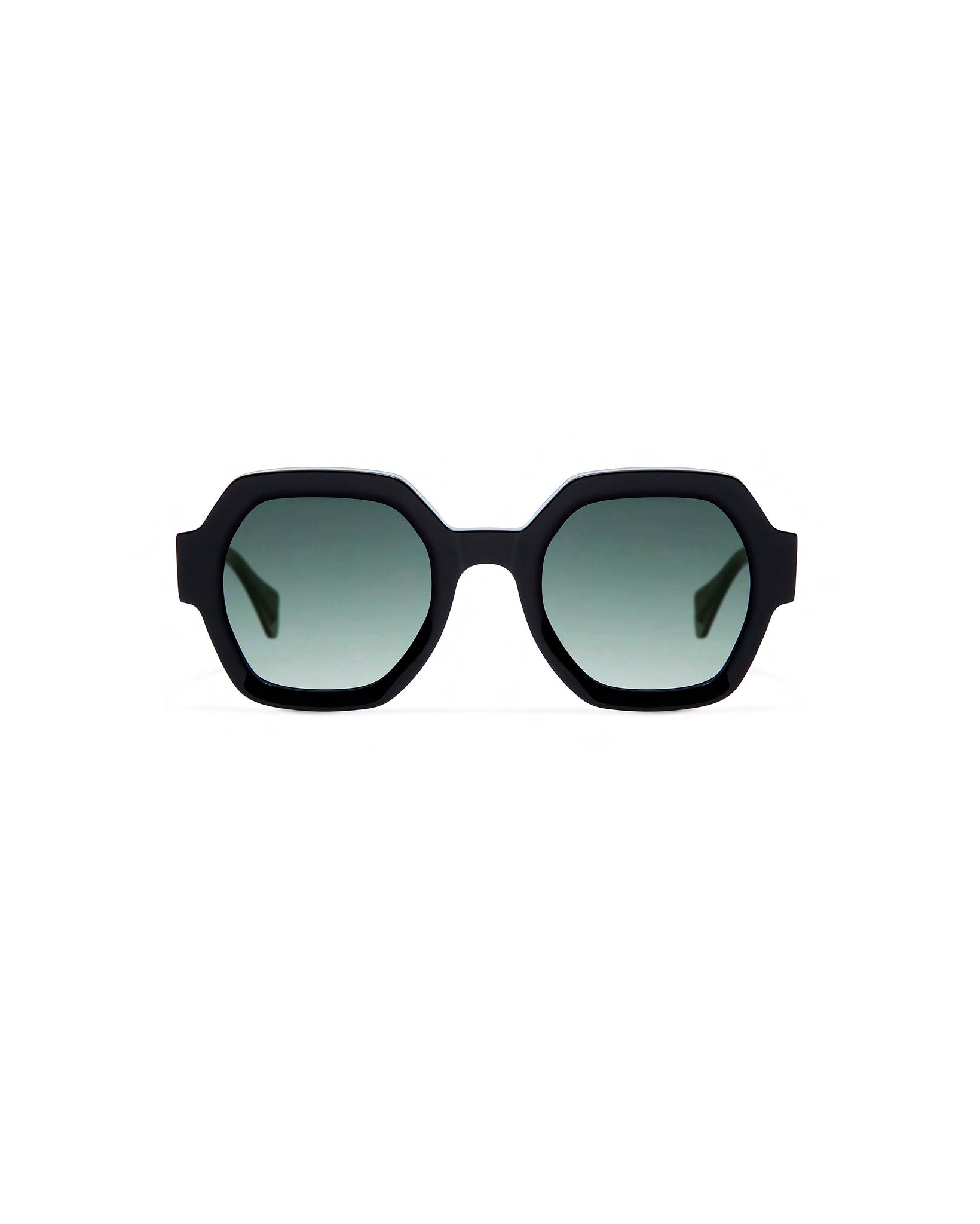GRACE: Geométricas Acetato Noir sunglasses by GIGI STUDIOS 3879