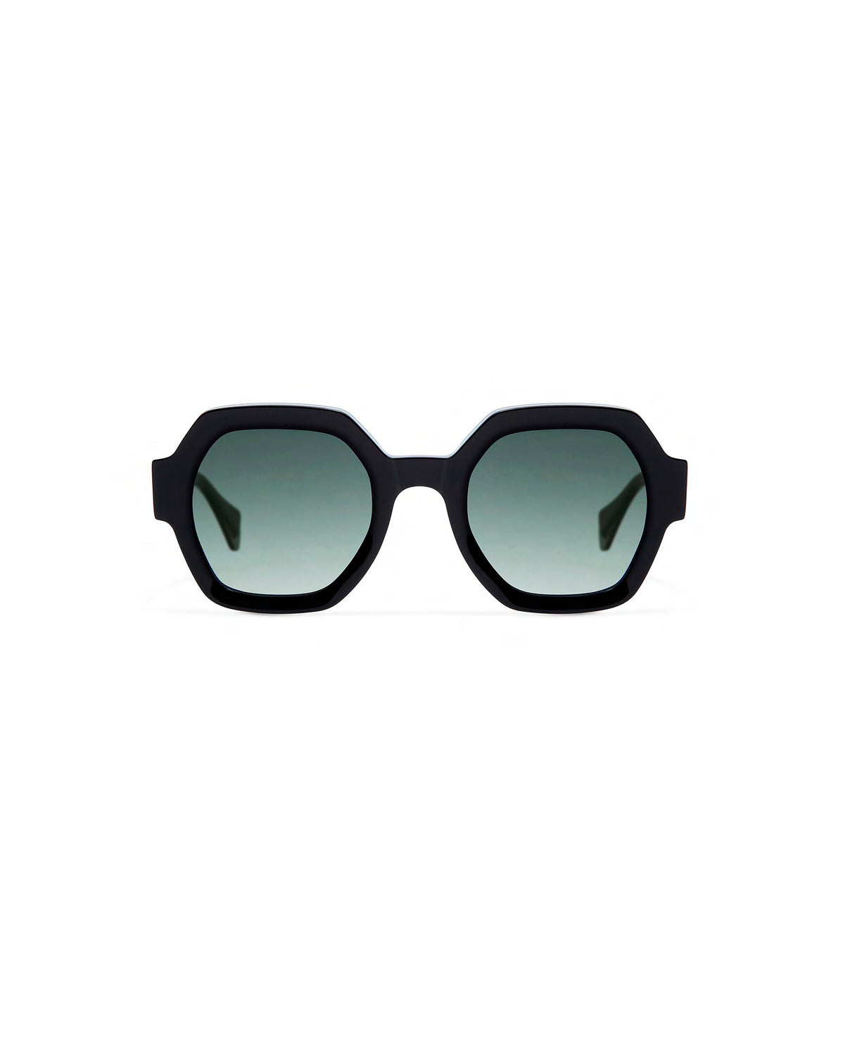 GRACE: Geométricas Acetato Noir sunglasses by GIGI STUDIOS 3879