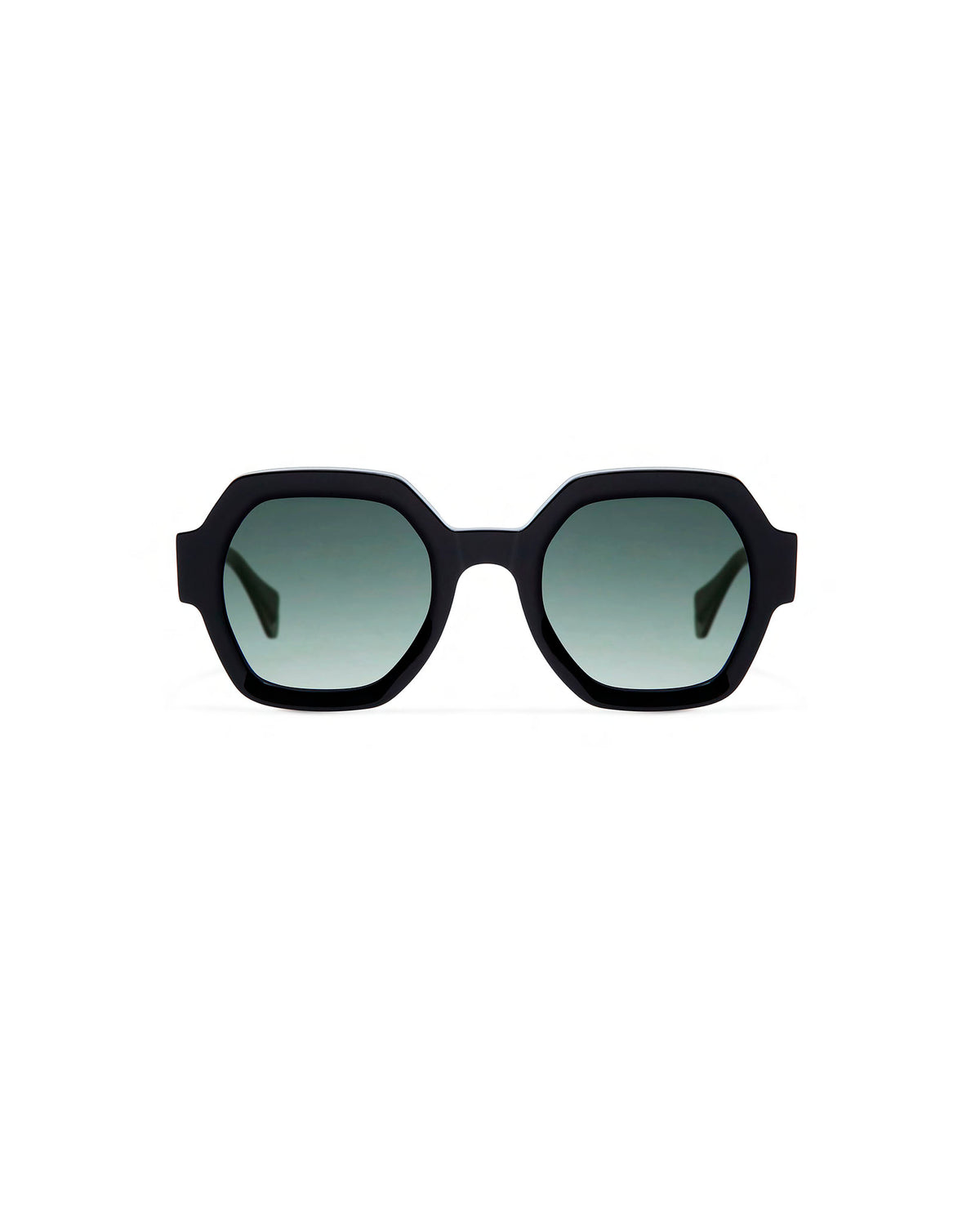 GRACE: Geométricas Acetato Noir sunglasses by GIGI STUDIOS 3879