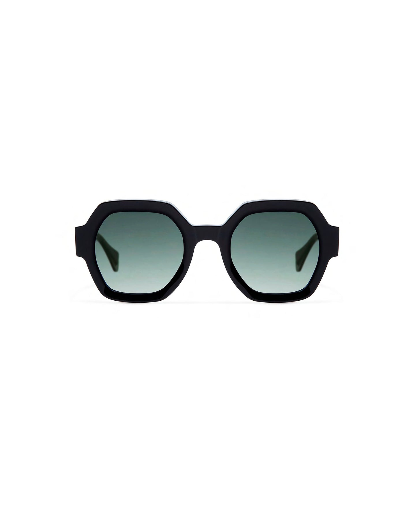 GRACE: Geométricas Acetato Noir sunglasses by GIGI STUDIOS 3879