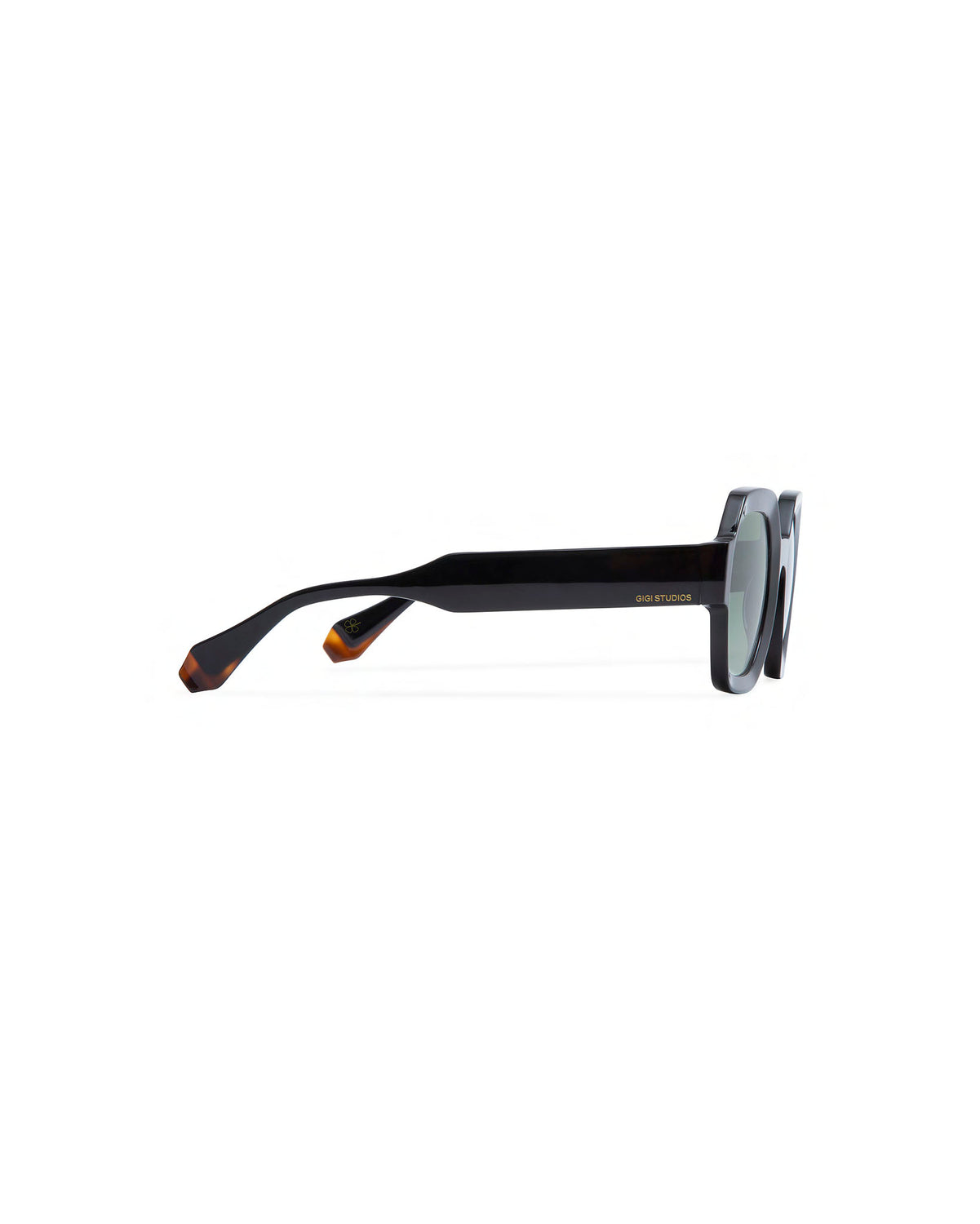 GRACE: Geométricas Acetato Noir sunglasses by GIGI STUDIOS 3882