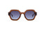 GRACE: Geométricas Acetato Marrón sunglasses by GIGI STUDIOS 3889