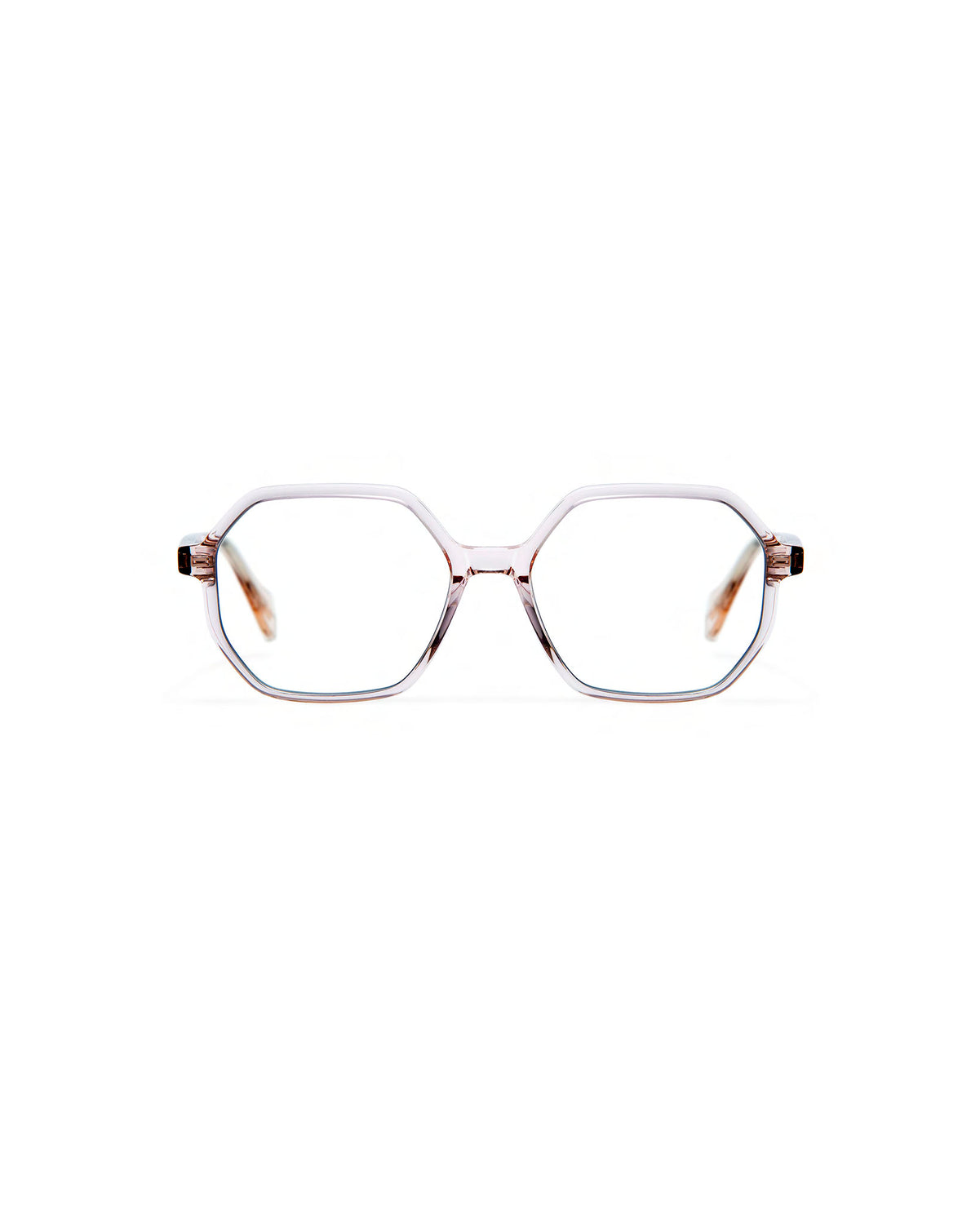 ENRICA: Geométricas Acetato Rosa optical glasses by GIGI STUDIOS 3914