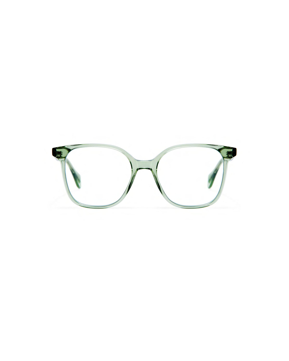 LUCIE: Cuadrada Acetato Verde optical glasses by GIGI STUDIOS 3925