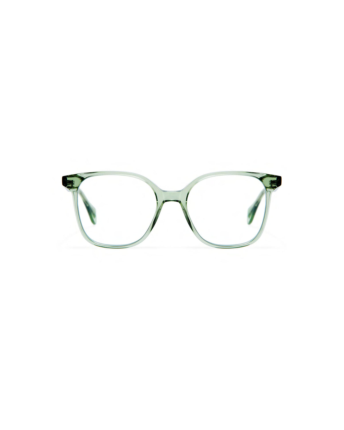 LUCIE: Cuadrada Acetato Verde optical glasses by GIGI STUDIOS 3925