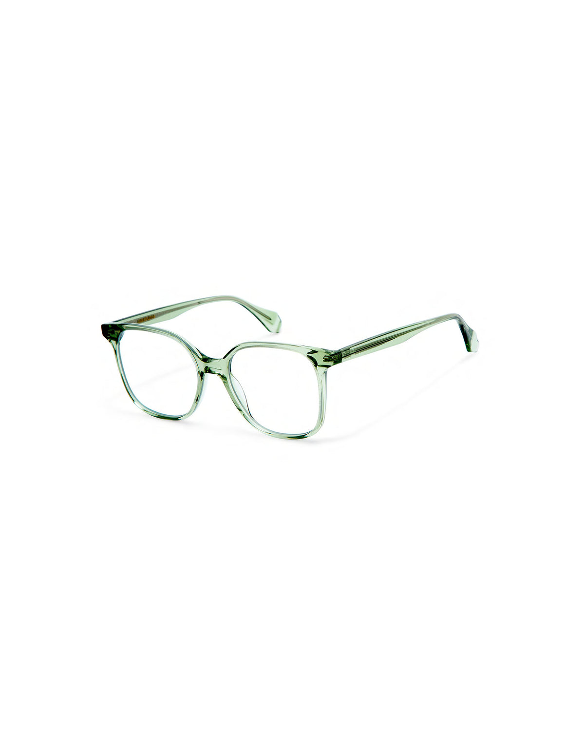 LUCIE: Cuadrada Acetato Verde optical glasses by GIGI STUDIOS 3927