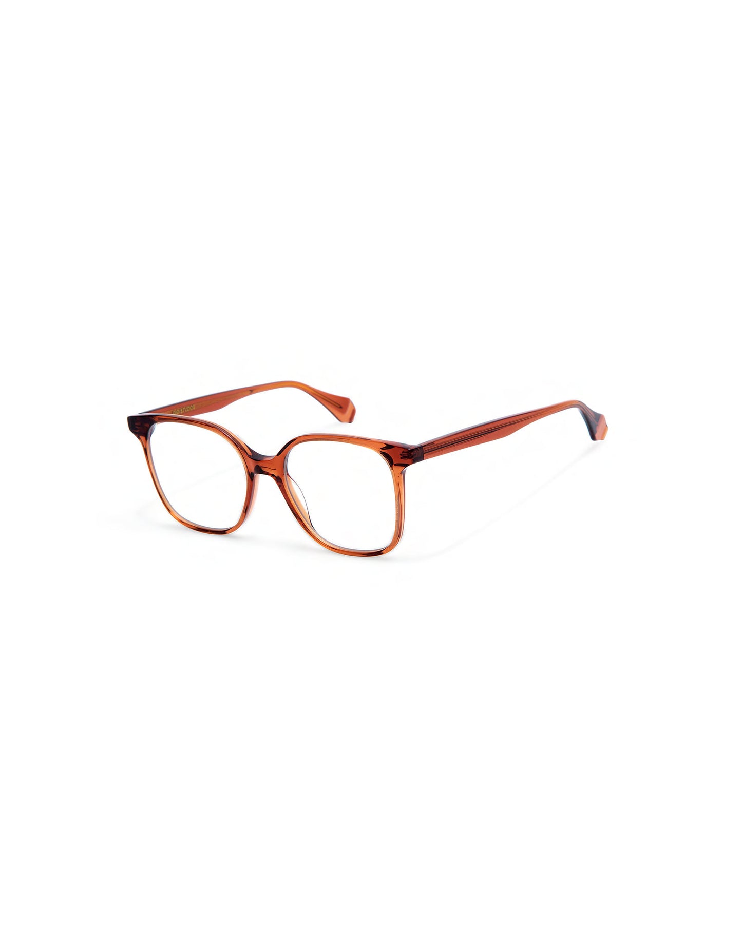 LUCIE: Cuadrada Acetato Marrón optical glasses by GIGI STUDIOS 3929