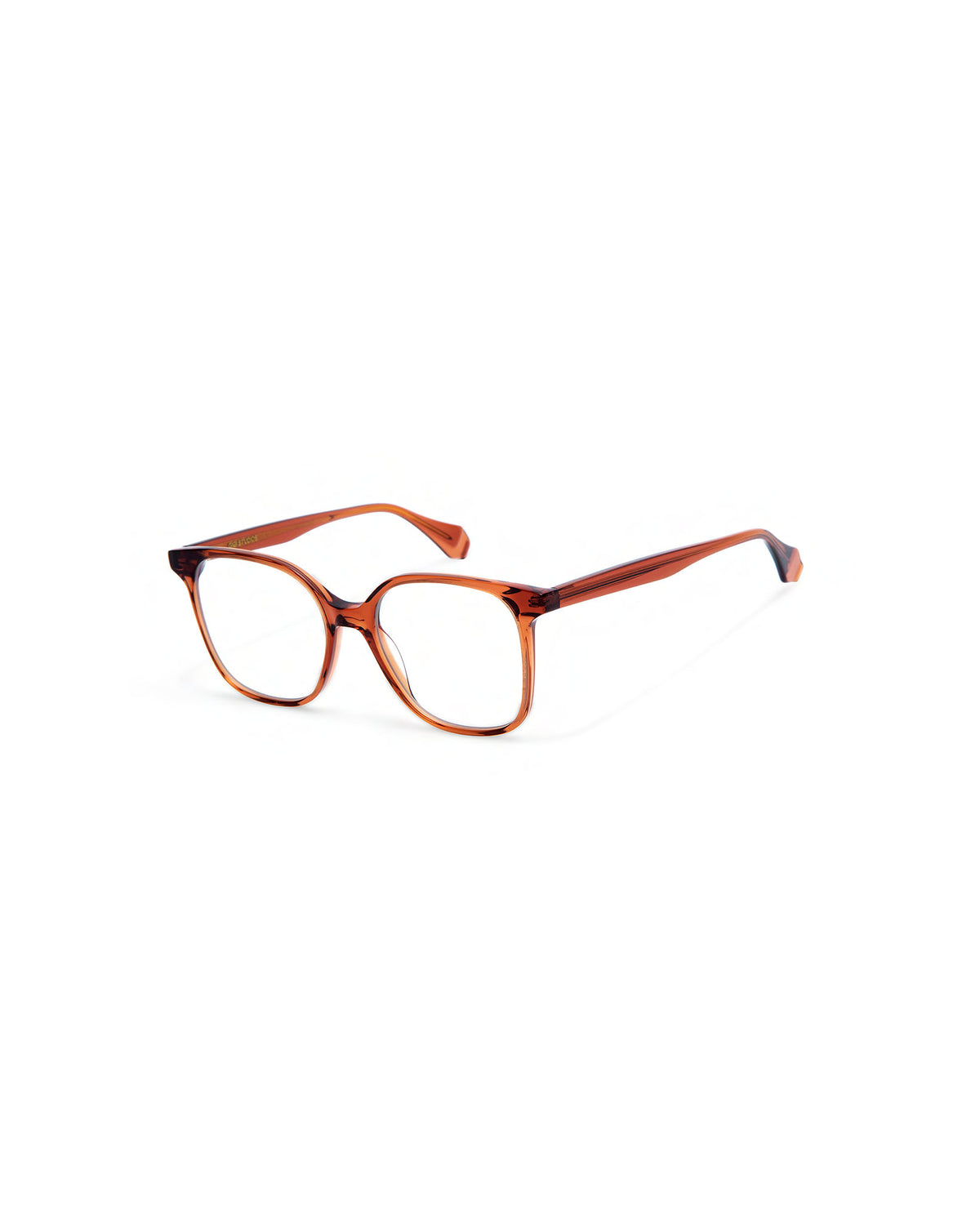 LUCIE: Cuadrada Acetato Marrón optical glasses by GIGI STUDIOS 3929