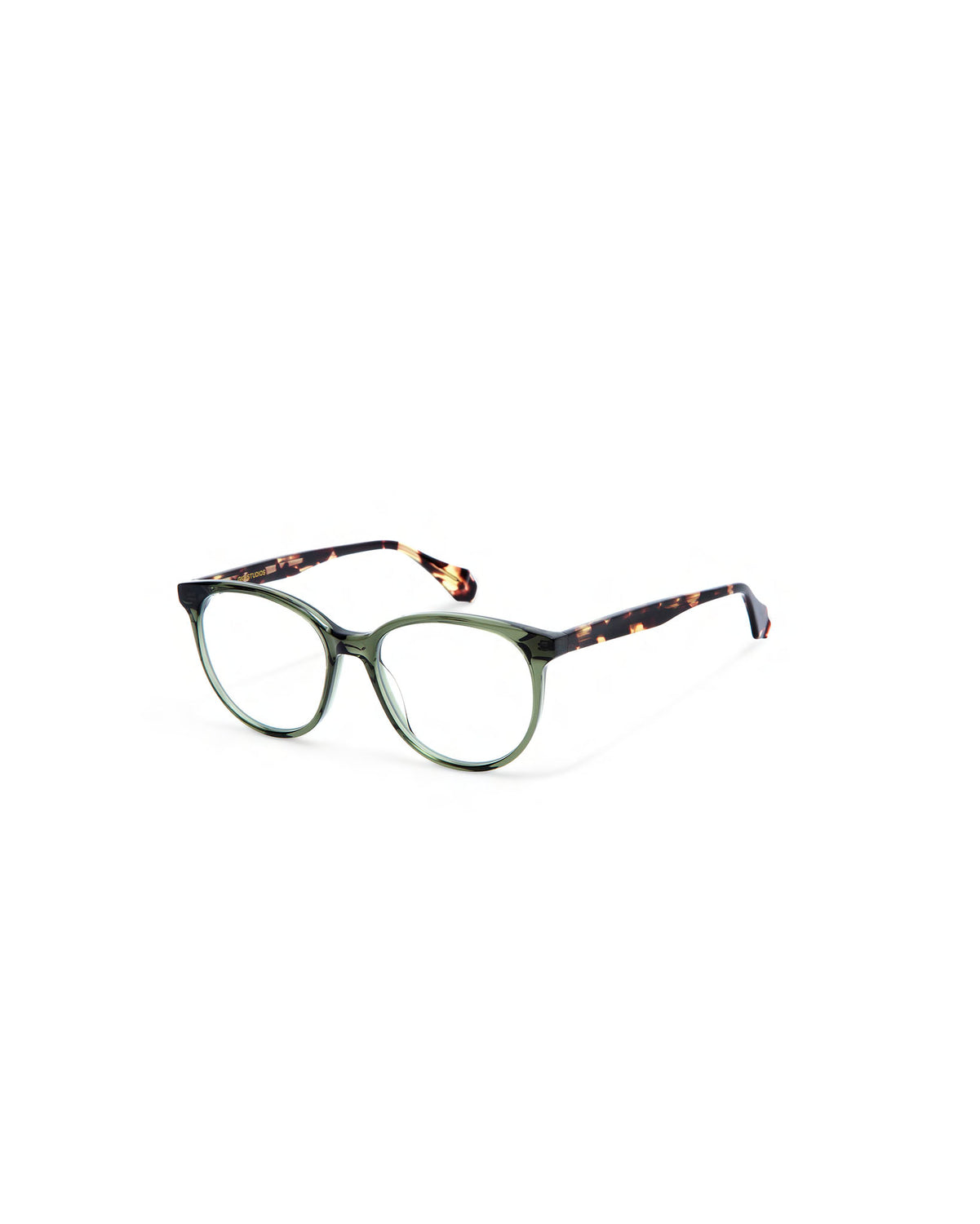 VALERIE: Redondas Acetato Verde optical glasses by GIGI STUDIOS 3949
