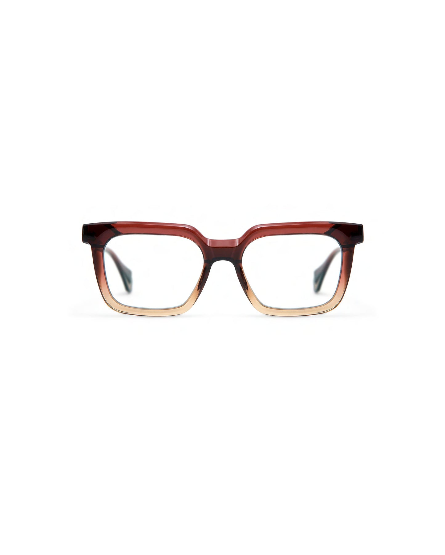FLORENTINA: Cuadrada Acetato Rojo optical glasses by GIGI STUDIOS 3989